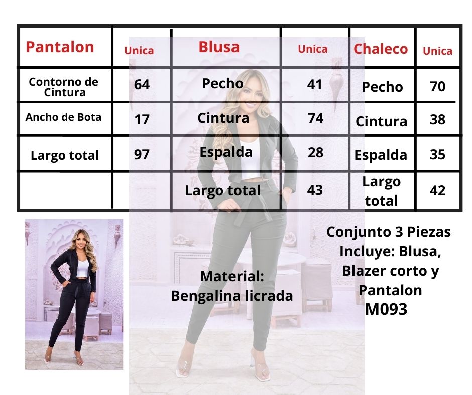 CONJUNTO DEPORTIVO 3 PIEZAS M093